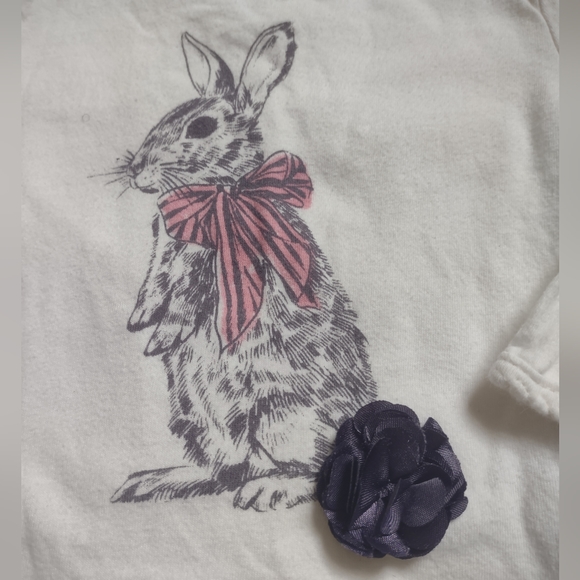 Baby Gap Girls Easter Bunny Romper sz 3-6 Months - Picture 2 of 3